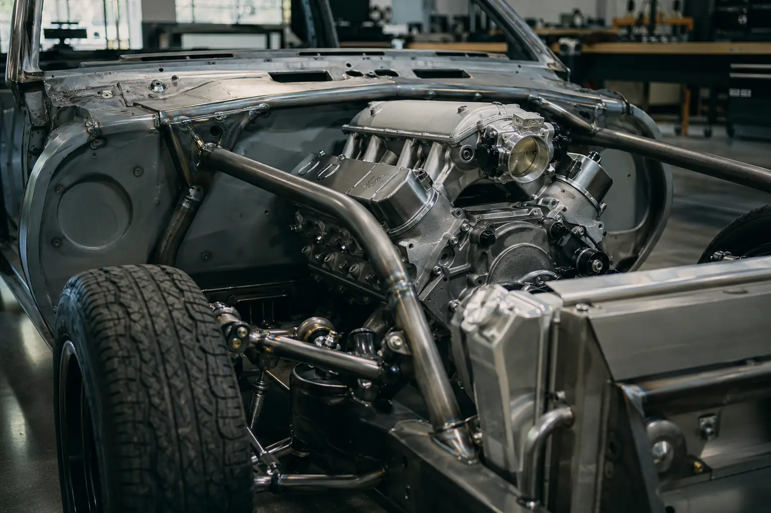 Detailed custom metal fabrication by Ironwake Customs